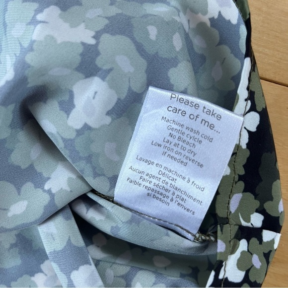 PAPER Label Brand Eyelash Lace Trim Floral Satin Cami - Picture 8 of 10